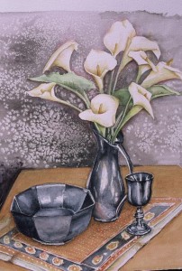 Lillies and Pewter